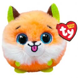 PELUCHE TY BEANIE BALLS - SHERBERT RENARD ORANGE 4